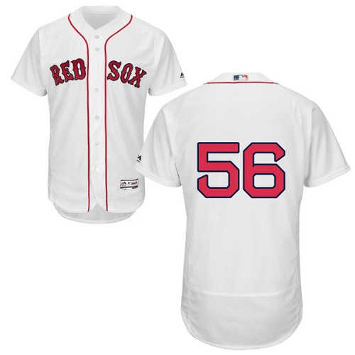 Red Sox 56 Joe Kelly White Flexbase Jersey