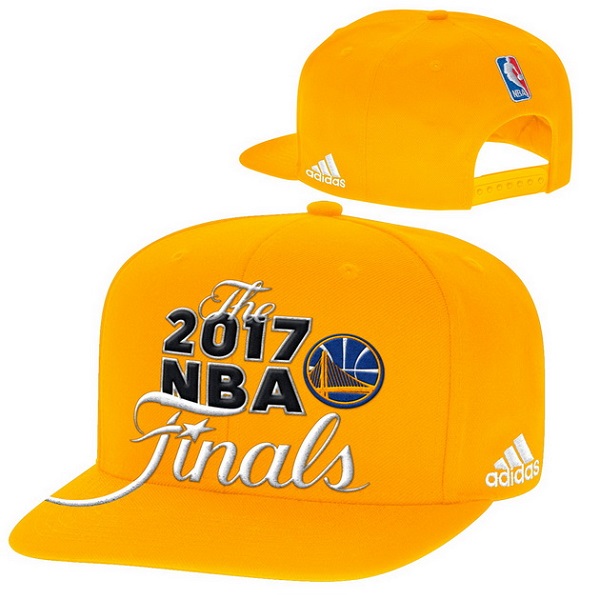 Golden State Warriors Gold 2017 NBA Finals Adjustable Hat