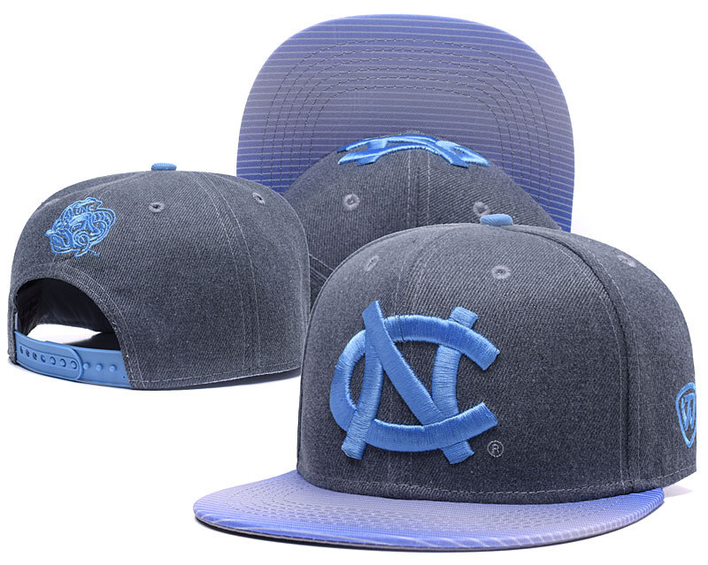 North Carolina Tar Heels Team Logo Gray Ajustable Hat GS
