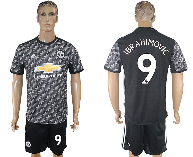 2017-18 Manchester United 9 IBRAHIMOVIC Away Soccer Jersey