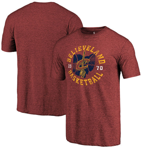Cleveland Cavaliers Believeland Wine Men's T-Shirt