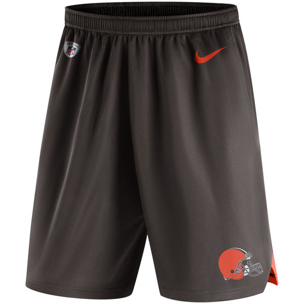 Men's Cleveland Browns Nike Brown Knit Performance Shorts