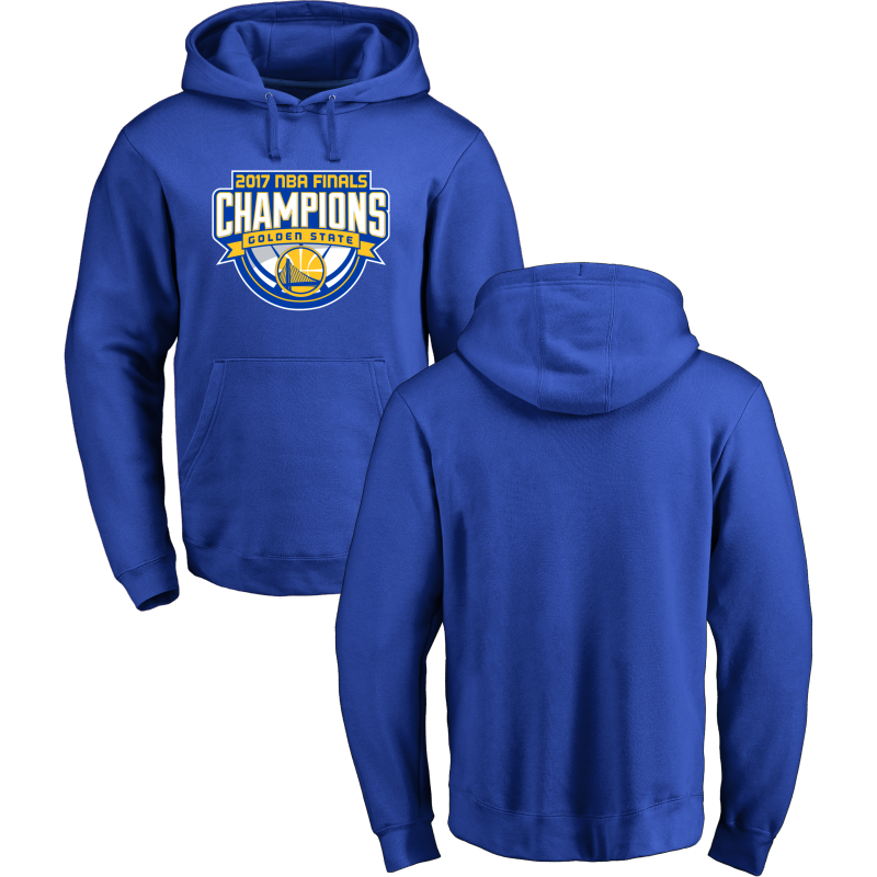 Golden State Warriors 2017 NBA Champions Royal Men's Pullover Hoodie4