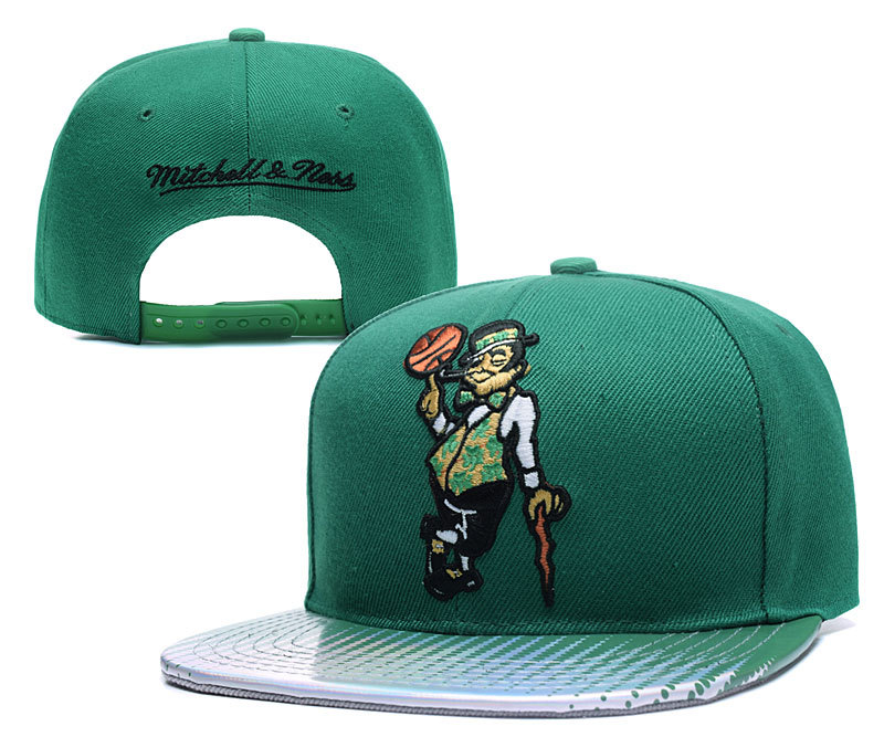 Celtics Team Logo Green Mitchell & Ness Adjustable Hat YD