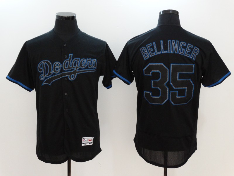 Dodgers 35 Cody Bellinger Black Fashion Flexbase Jersey