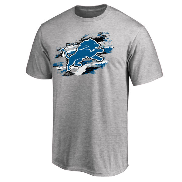 Detroit Lions NFL Pro Line True Color T-Shirt Heathered Gray