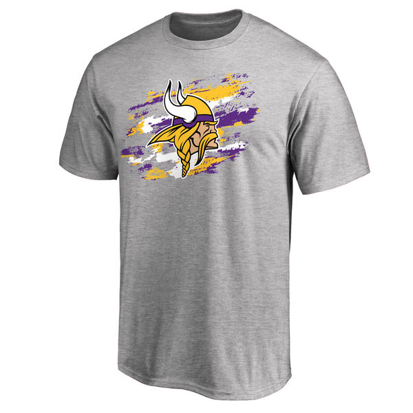 Minnesota Vikings NFL Pro Line True Color T-Shirt Heathered Gray