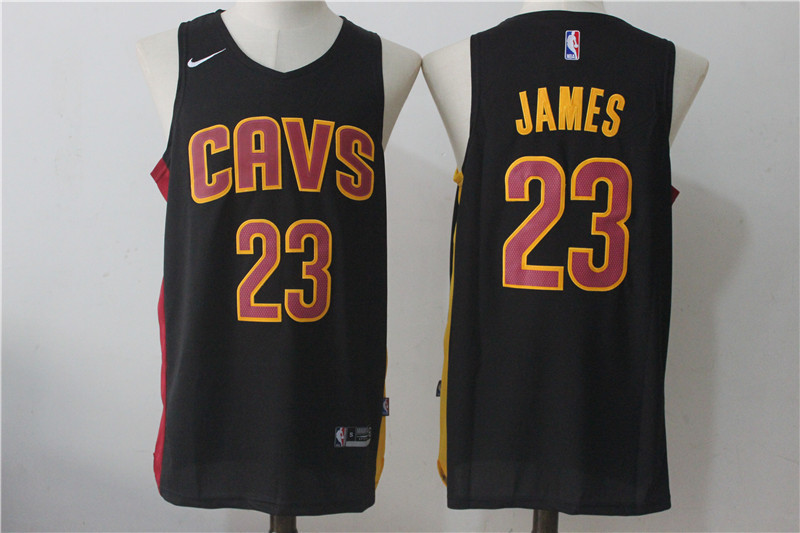 Cavaliers 23 LeBron James Navy Nike Stitched Jersey