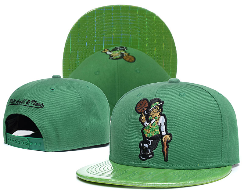 Celtics Team Logo Green Mitchell & Ness Adjustable Hat GS