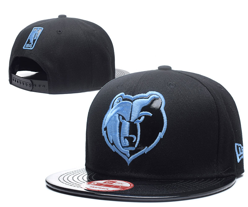 Grizzlies Team Logo Black Adjustable Hat GS
