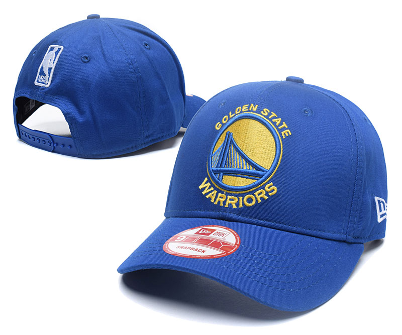 Warriors Team Logo Blue Peake Adjustable Hat GS