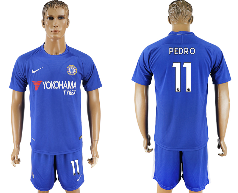 2017-18 Chelsea 11 PEDRO Home Soccer Jersey
