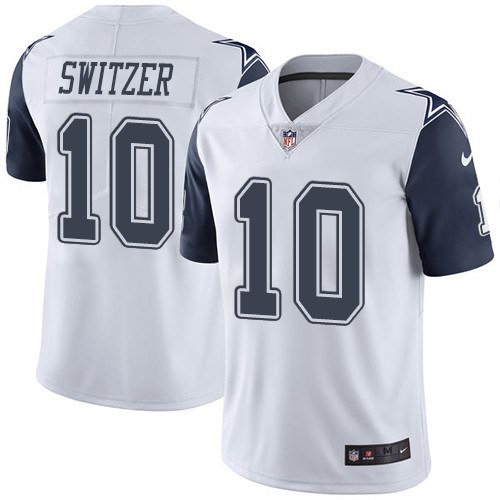 Nike Cowboys 10 Ryan Switzer White Limited Vapor Untouchable Player Limited Jersey