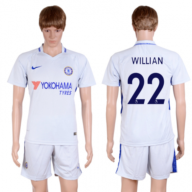 2017-18 Chelsea 22 WILLIAN Away Soccer Jersey