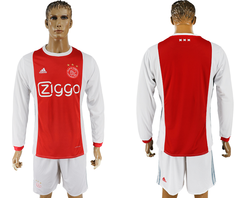 2017-18 Ajax Home Soccer Jersey