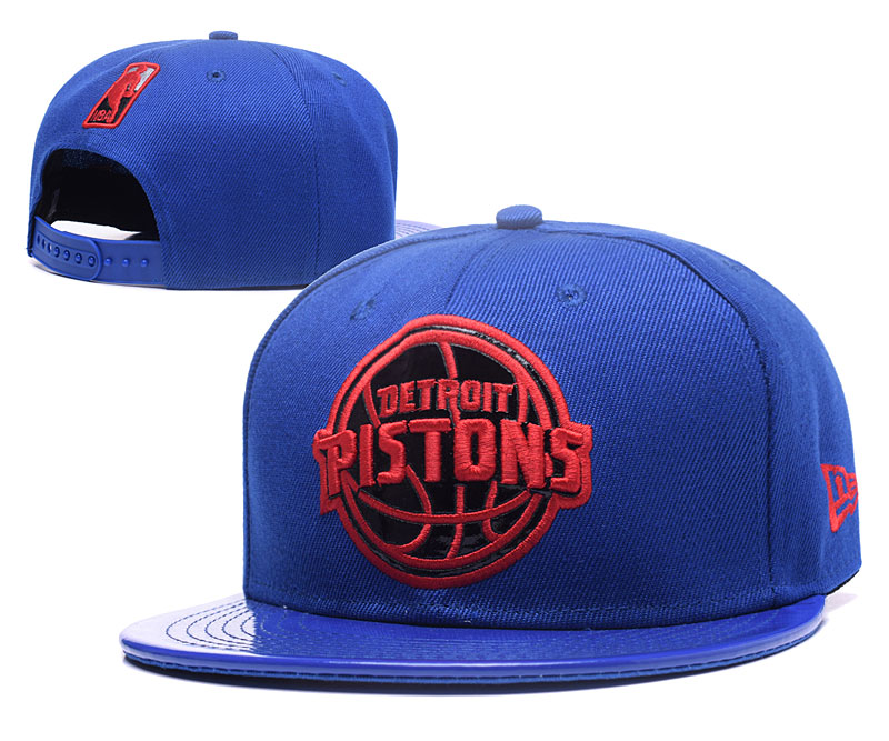 Pistons Team Logo Blue Adjustable Hat GS