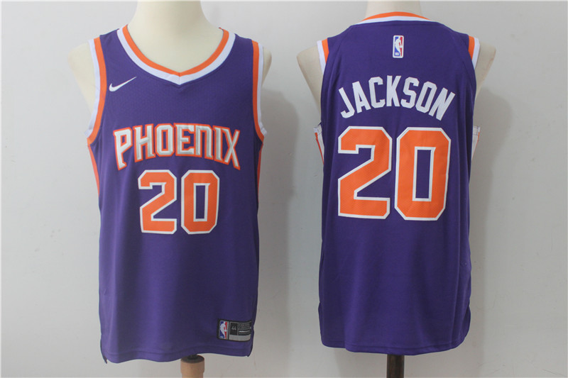 Suns 20 Josh Jackson Purple Nike Authentic Jersey(Without Sponsor Logo)