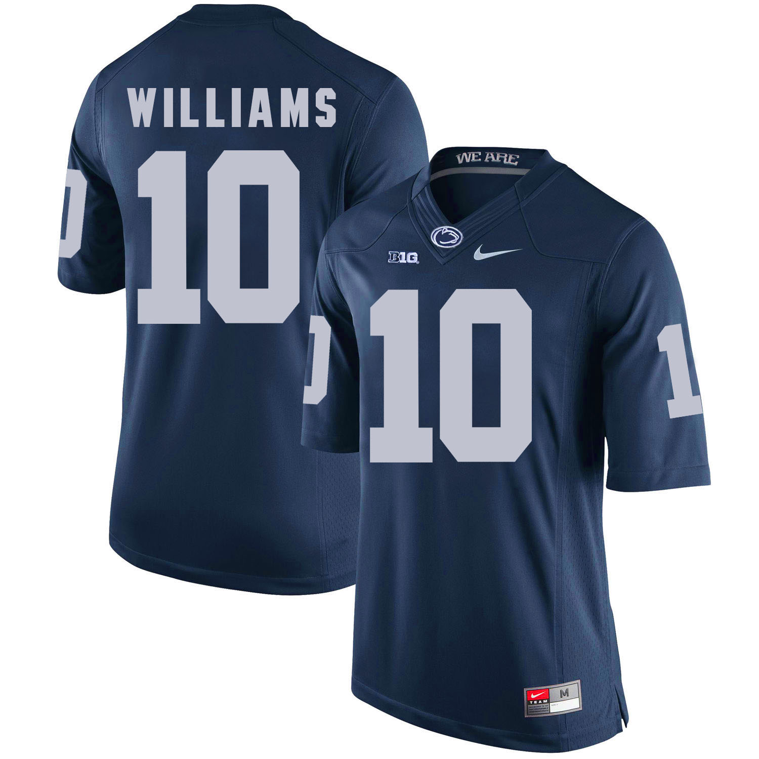 Penn State Nittany Lions 10 Trevor Williams Navy College Football Jersey
