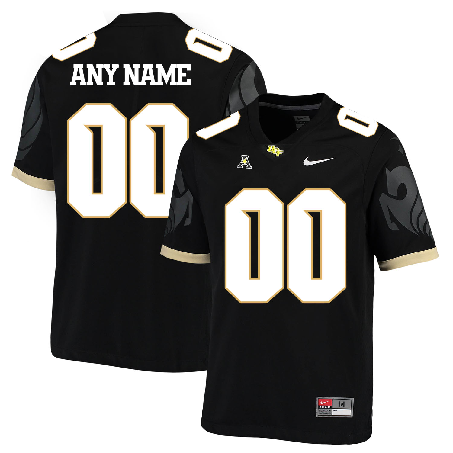 UCF Knights Black Men's Customized College Football Jersey