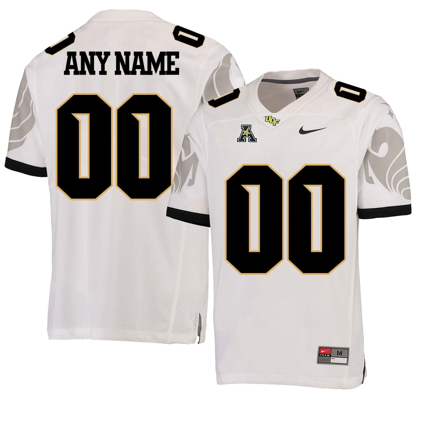 UCF Knights White Men's Customized College Football Jersey