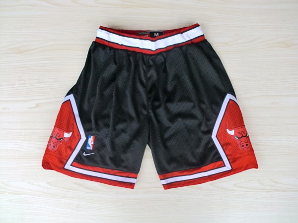 Bulls Black Nike Mesh NBA Shorts