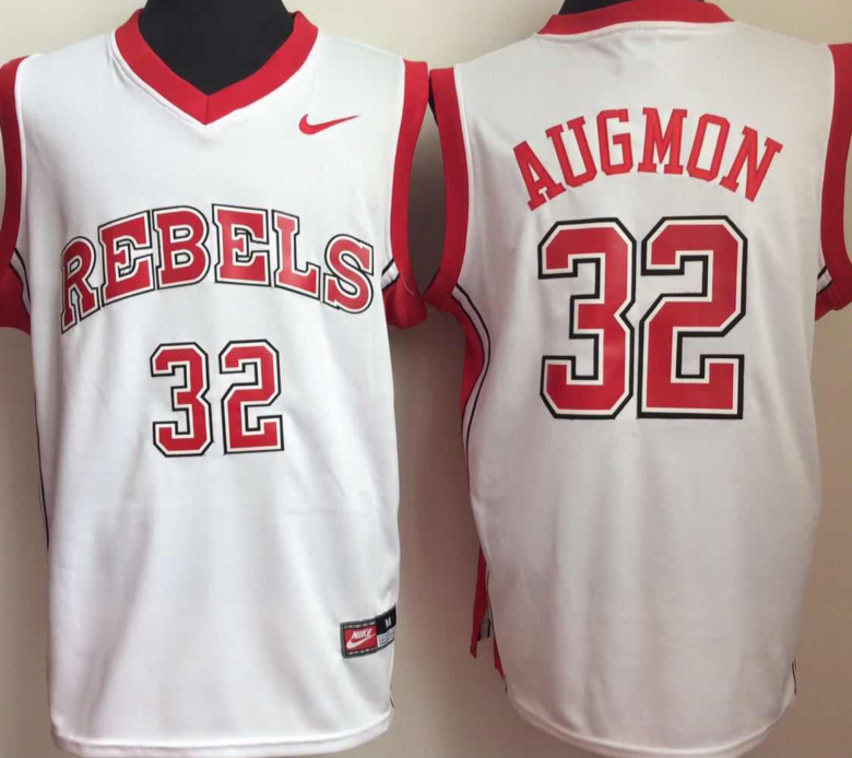 Unlv Rebels 32 Stacy Augmon White College Basketball Jersey