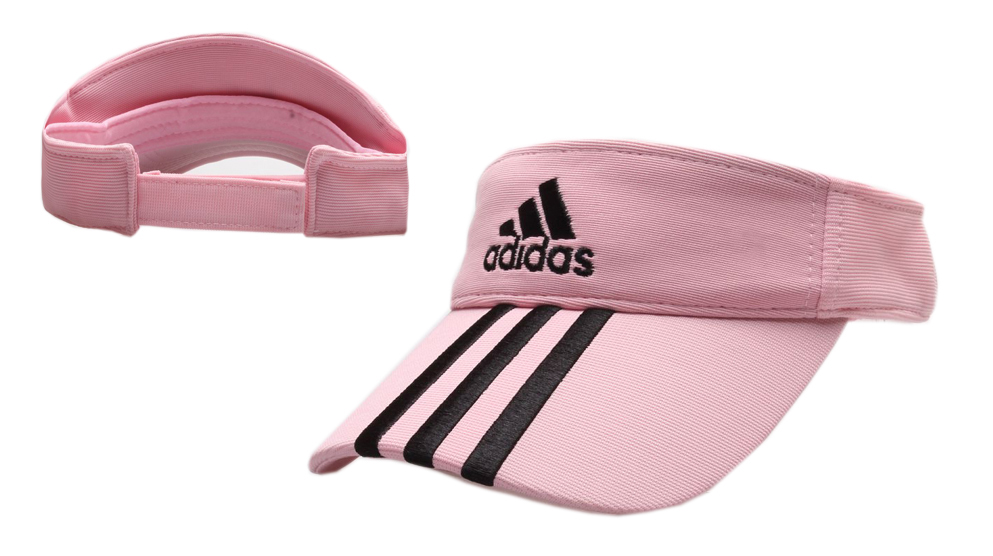 Adidas Logo Pink Adjustable Visor YP