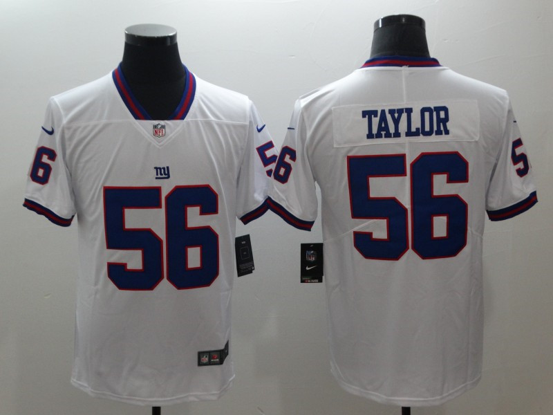 Nike Giants 56 Lawrence Taylor Color Rush Limited Jersey