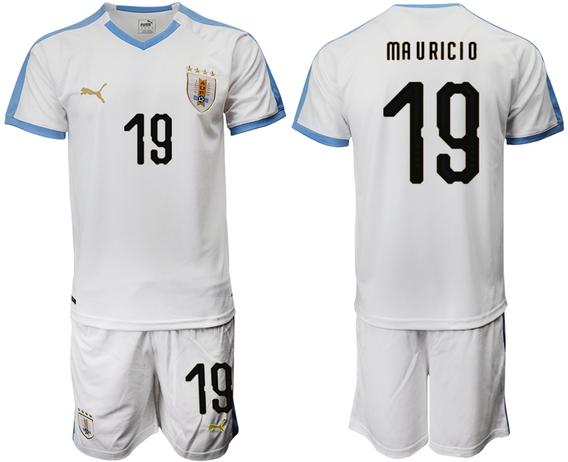 2019-20 Uruguay 19 MA U RICIO Away Soccer Jersey