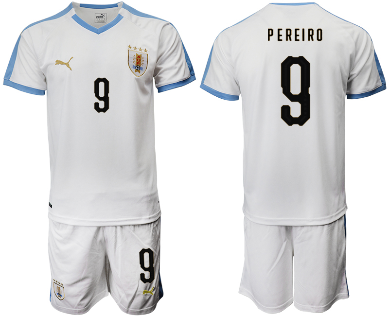 2019-20 Uruguay 9 P E REIRO Away Soccer Jersey