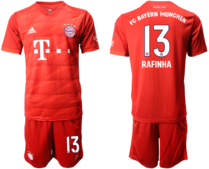 2019-20 Bayern Munich 13 RAFINHA Home Soccer Jersey