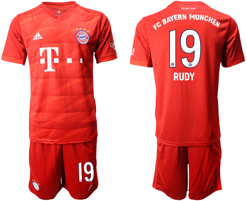 2019-20 Bayern Munich 19 RUDY Home Soccer Jersey