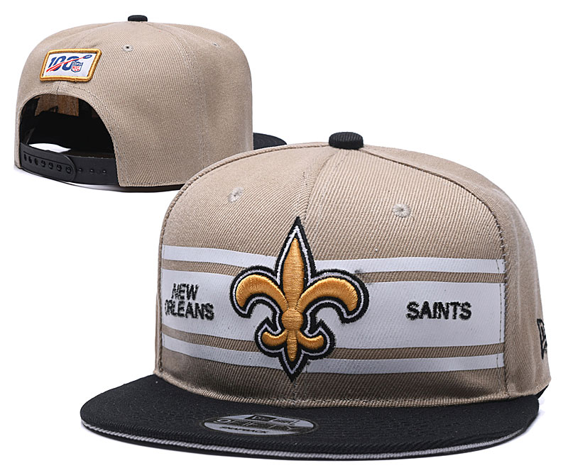 Saints Team Logo Cream 100th Season Adjustable Hat YD