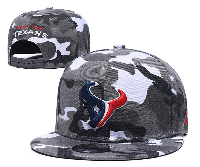 Texans Team Logo Camo Adjustable Hat GS