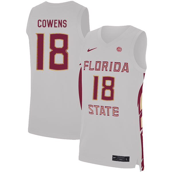 Florida State Seminoles 18 Dave Cowens White Nike Basketball College Jersey