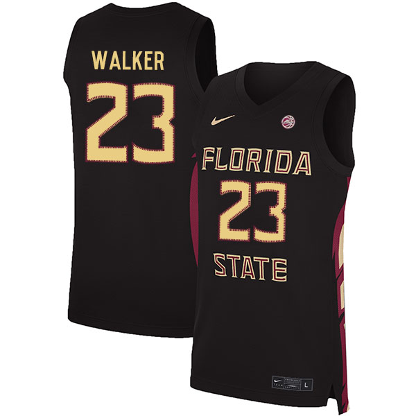 Florida State Seminoles 23 M.J. Walker Black Nike Basketball College Jersey.jpeg