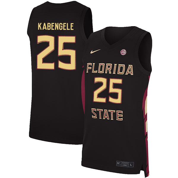 Florida State Seminoles 25 Mfiondu Kabengele Black Nike Basketball College Jersey
