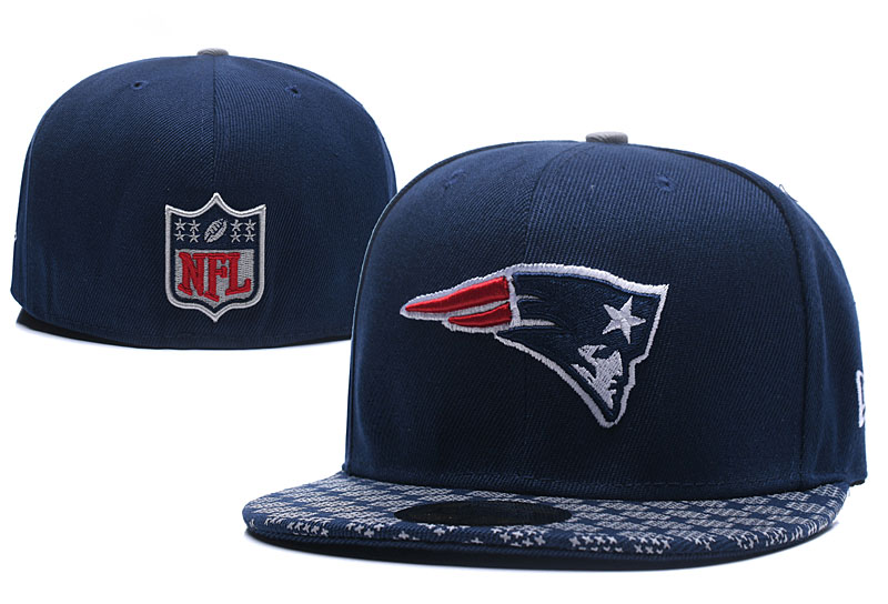 Patriots Team Logo Navy Fitted Hat LX