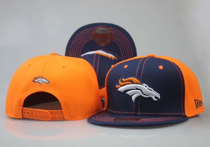 Broncos Navy Orange Cloth Adjustable Hat LT