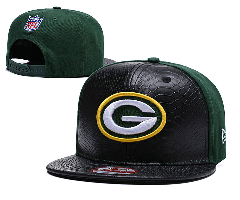 Packers Team Logo Black Adjustable Hat TX