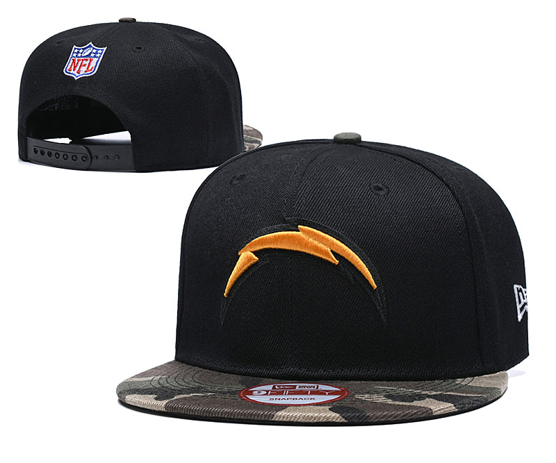 Chargers Team Logo Black Adjustable Hat TX