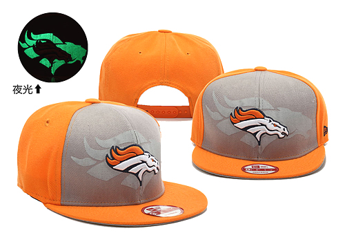 Broncos Fresh Logo Orange Adjustable Hat GS