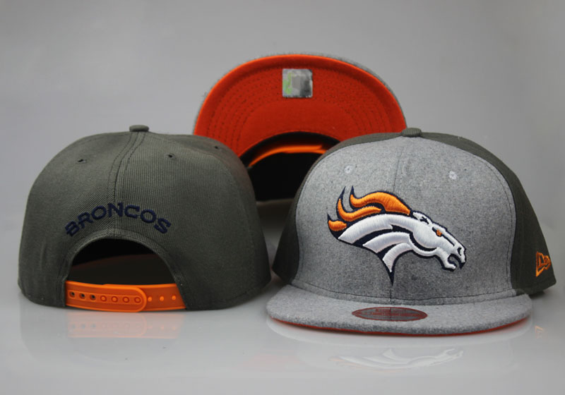 Broncos Fresh Logo Gray Olive Adjustable Hat LT