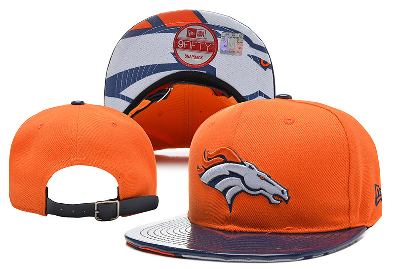 Broncos Team Big Logo Orange Adjustable Hat YD