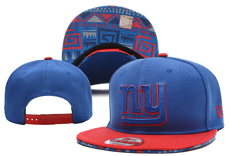New York Giants Team Logo Royal Adjustable Hat YD