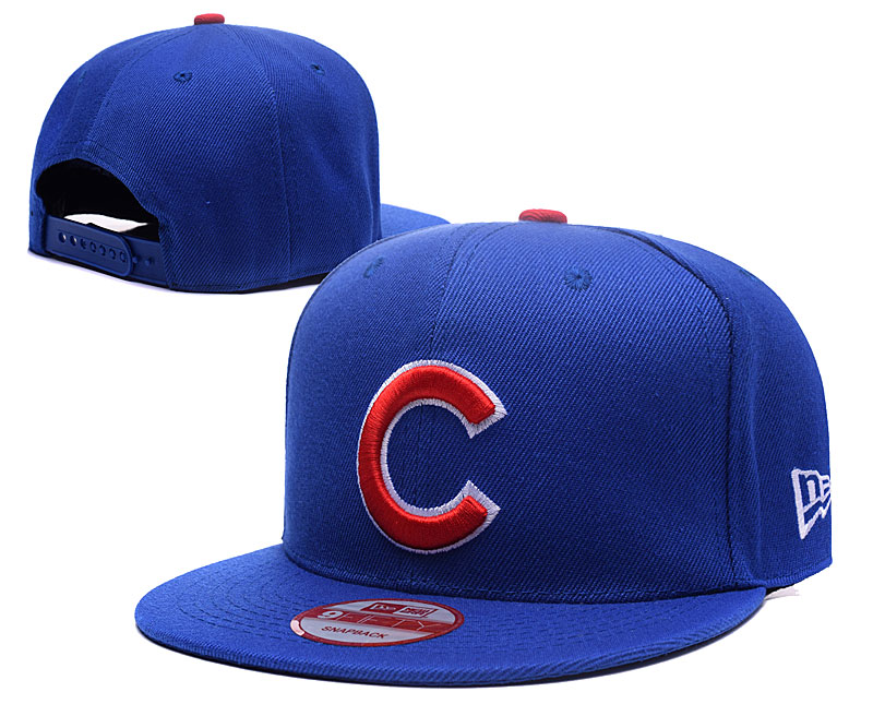 Cubs Team Logo Blue Adjustable Hat LH