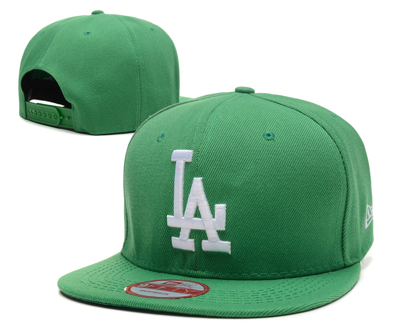Dodgers Team Logo Green Adjustable Hat SG
