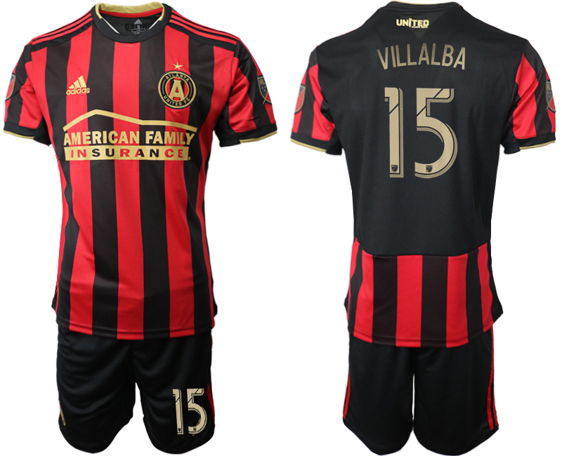 2019-20 Atlanta United FC 15 VILLALBA Home Soccer Jersey