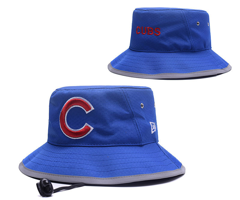 Cubs Fresh Logo Blue Wide Brim Adjustable Hat YD