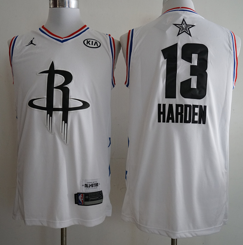 Rockets 13 James Harden White 2019 NBA All-Star Game Jordan Brand Swingman Jersey